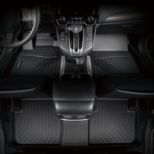 Juego de alfombrillas para piso de coche todo clima y protector de carga para 2023 2024 Kia Niro Plug-in Hybrid (PHEV), Juego de alfombrillas para la fila delantera, 2da fila y para la carga para Kia NIRO Plug-in Hy TPE Liners de goma Accesorios Alfombrilla para el maletero de Binmotor - Imagen 2