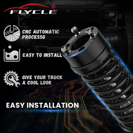 Kits de Elevacion Niveladora Compatible con F150 de 2004-2020, Elevadores de 3 pulgadas delanteros + 2 pulgadas traseros para F150 2WD 4WD - Imagen 6