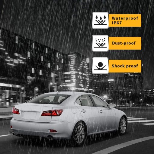 Faros traseros LED VLAND compatibles con Lexus IS250 IS350 2006-2012 IS 220d y modelo ISF (NO compatible con IS250C/IS350C), Rojo Claro - Imagen 6