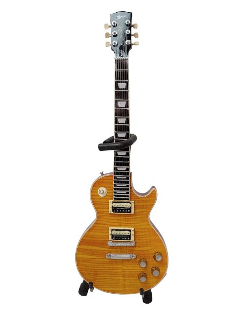 Guitarra Miniatura Slash LP Standard Appetite Burst a Escala 1:4 Coleccionable - Imagen 4
