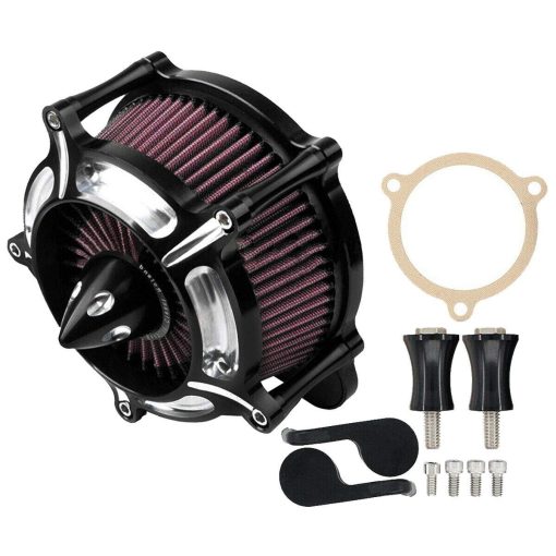 Filtro de Toma de Aire Turbina para Harley Touring Street Glide Road King Electra Glide Road Glide Dyna FXDLS Softail Touring Trike FLSTSE FXSBSE 2008-2016
