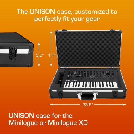 Estuche ANALOG CASES Korg Minilogue/Minilogue XD - Estuche rigido ULTRA-LIGERO UNISON - Imagen 5