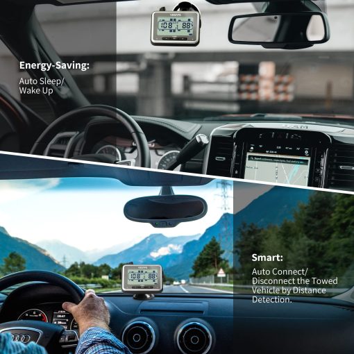 VESAFE TPMS, Sistema de Monitoreo de Presion de Neumaticos Inalambrico para RV, Remolque, Autobus, Casa Rodante, Quinta Rueda, Incluye un Amplificador de Senal y 4 sensores antirrobo. - Imagen 4