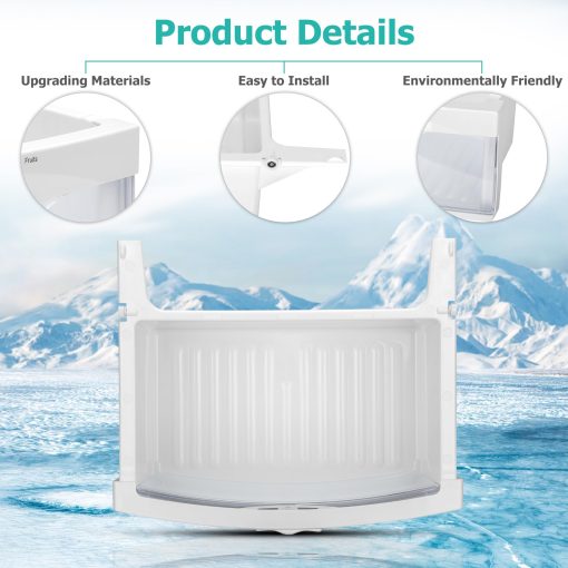 Cajon Inferior (Materiales de Grado Alimenticio) y Ensamble de Bandeja para Carne AP3855806 Compatible con Refrigeradores GE, Modelos de Reemplazo?1169961, EAP1021907, PS1021907 - Imagen 3