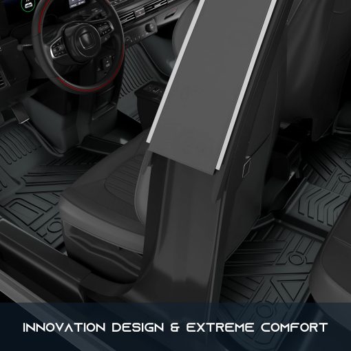 Tapetes para piso FEELON compatibles con BMW X5 2019-2022, 5 asientos con Tapetes de Coche Proteccion contra el clima Alfombrillas Personalizadas Accesorios Interiores de Automoviles Negro - Imagen 6
