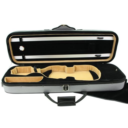 Violin D Z Strad Modelo 220 con cuerdas Dominant, arco, estuche, resina y reposapies - Tono Claro Abierto (4/4 - Tamano) - Imagen 7