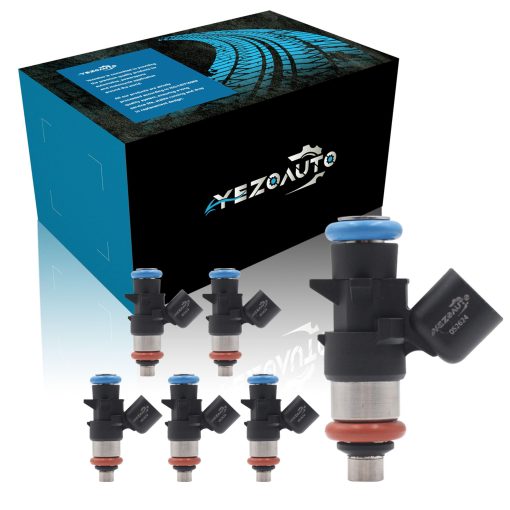 Inyector de combustible Yezoauto 0280158233 Compatible con Chrysler 200 300 3.6L 11-17; Town & Country 3.6L; Dodge Avenger 3.6L 11-14; Jeep Wranger 3.6L 12-17; Ram Promaster 1500 3.6L 14-17 y mas (Juego de 6)