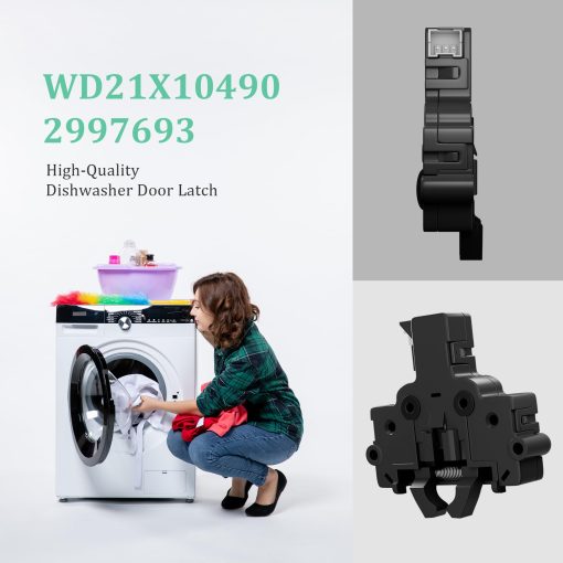 NEBOO WD21X10490 2997693 Para GE Pestillo de Puerta de Lavavajillas - Imagen 3