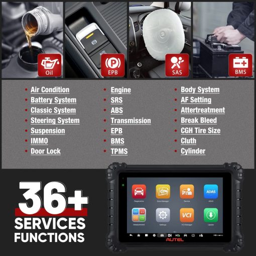 Autel MaxiSys MS906 PRO Scanner 2024 MS906PRO ECU Coding Hasta MK908 MS906BT MP900BT 36+ Reset 3000+ Pruebas Activas Bidireccional Auto Scan 2.0 Diagnostico Completo OE CAN FD DoIP FCA OS 10 4+128GB - Imagen 6