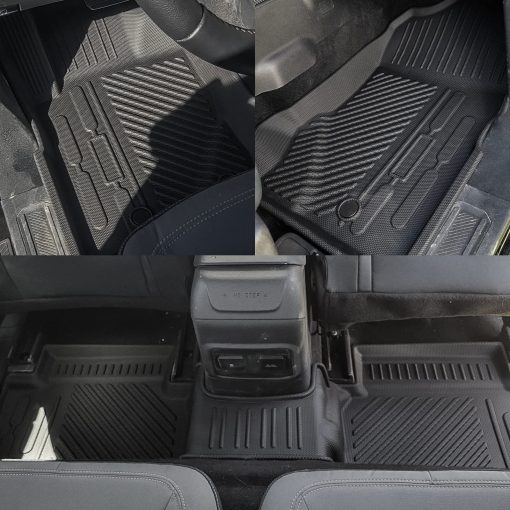 Tapetes para piso Rongtaod compatibles con Ford Bronco 2 puertas 2021-2024 Alfombrilla de maletero trasero Accesorios de Bronco 2023 (Alfombrilla de maletero + Tapetes para respaldo + Tapetes para piso) - Imagen 3