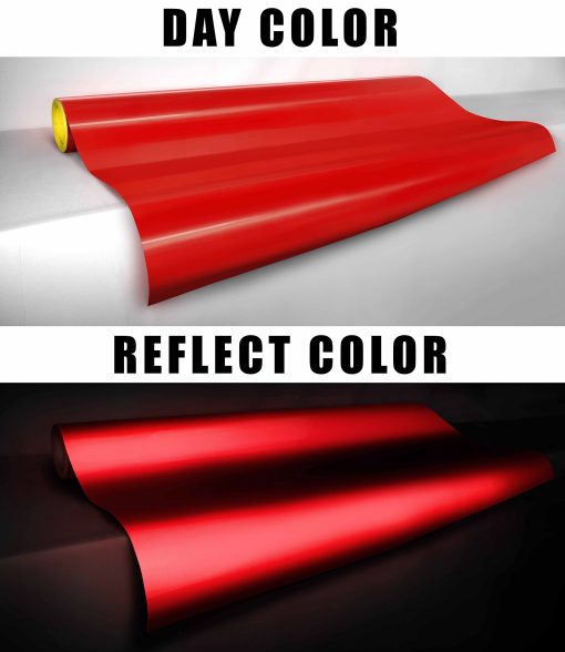 Pelicula de Vinilo Rojo Reflectante Brillante para Envolver Coches VViViD DIY Rollo Facil de Instalar Calcomania sin Desorden (10 pies x 48 pulgadas) - Imagen 2