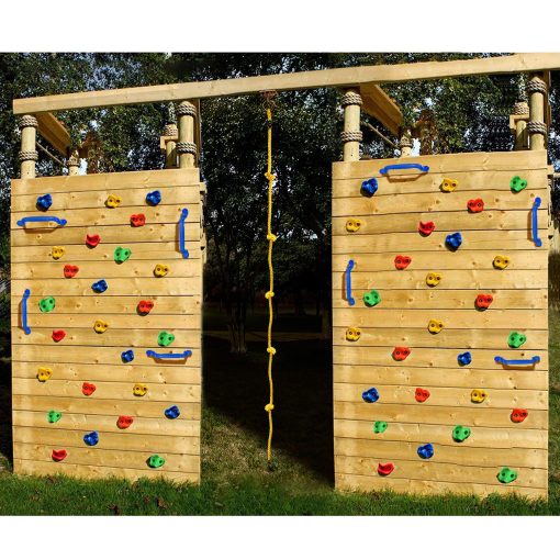 Rainbow Craft DIY Monkey Rock Climbing Holds para Ninos - Juego de 20 Rocas de Escalada de Pared, 2 Manijas y 1 Cuerda de Escalada de 8 pies - Kit de Rocas de Escalada para Ninos - Imagen 6
