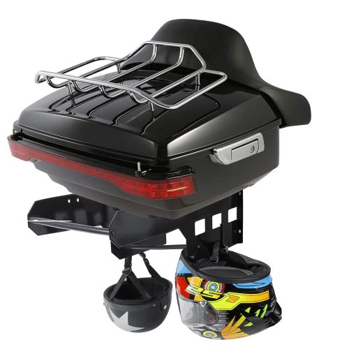 Almacenamiento de Equipaje VPZMT Tour Trunk Pack Pak Luggage-Racks/Garage Depot Wall Rack Compatible con Harley Davidson Touring Road King Electra Street Glide (Luggage Rack-1) - Imagen 8