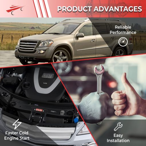 Bomba de inyeccion de aire secundaria OKAY MOTOR para Mercedes Benz C230 C320 E430 E500 G55 ML350 S500 AMG 0001403785 306-023 - Imagen 5