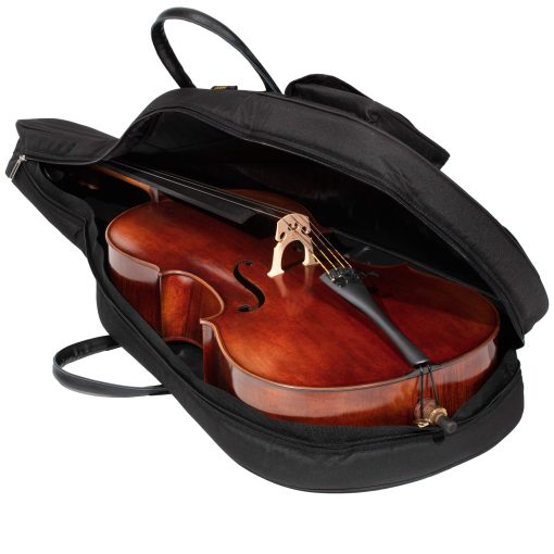 Estuche Cello Blando de Viaje MI&VI CB-5001 (Tamaño 1/4) Con Multiples Bolsillos y Correas Ajustables para Mochila | Acolchado de 12mm de Grosor | Resistente al Agua | Forro no Abrasivo - MIVI Music - Imagen 6