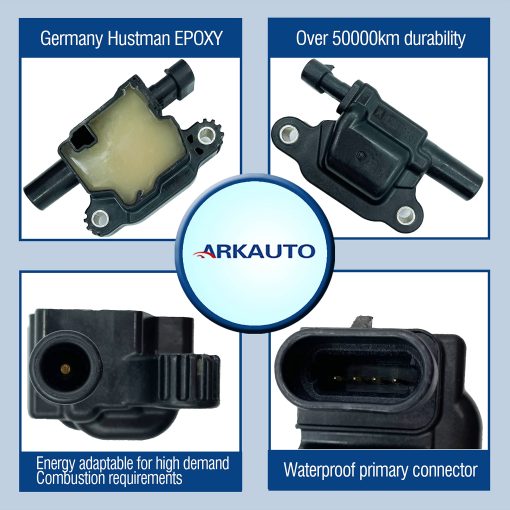 8PCS ARKAUTO IGNITION COIL ARK-IG743 UF413 UF743 12570616 12611424 12619161 12669351 PARA Cadillac Chevy GMC Pontiac G8 H3 Tahoe Yukon Silverado Savana Express Trailblazer Avalanche 5.3L 6.0L V8 - Imagen 3