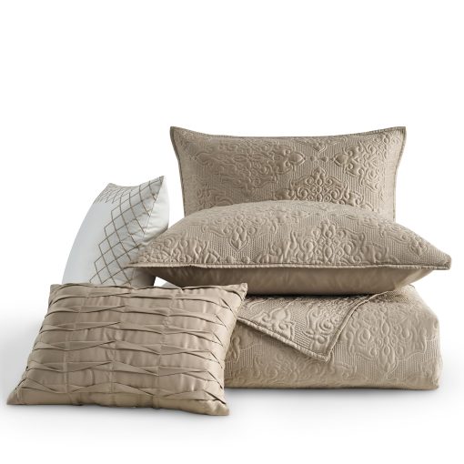 Juego de Edredon de Seda Satinada Maravillosa 5 Piezas Lujo Fundas Nordicas Reversibles Bordado Damasco Floral Paisley Patron Ligero Cubrecamas Set de Ropa de Cama con Funda de Almohada y Fundas de Almohada - Imagen 7
