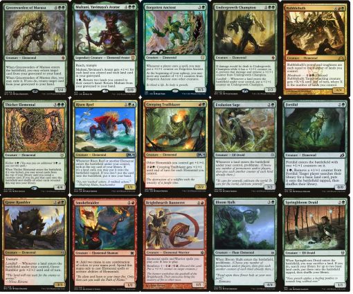 Mazo de Comandante Elemental - EDH - Verde Rojo Azul - Armado Personalizado - Magic The Gathering - MTG - 100 Cartas! - Imagen 3