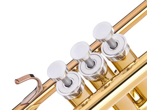 Kit de adorno para trompeta para mejorar el sonido. Para todas las trompetas Bach Stradivarius. Fabricado a medida por KGUBrass (PLATEADO LIGERO) - Imagen 2