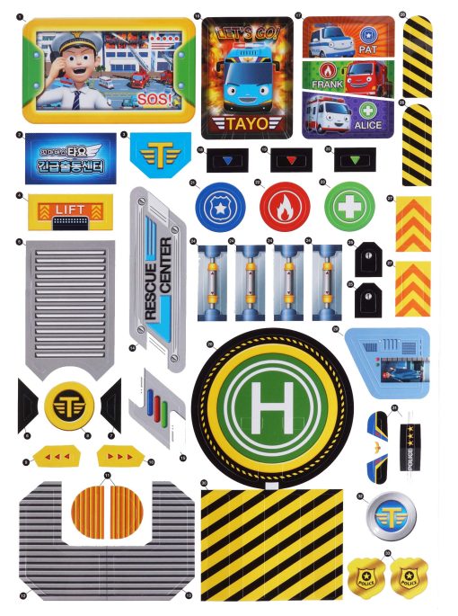 Set de Figuras Especiales de Amigos de The Little Bus Tayo (centro de rescate de emergencia) - Imagen 6