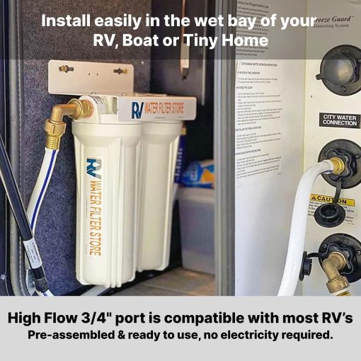 Sistema de Filtro de Agua para RV con Conexiones de Manguera - Sistemas de Filtracion Portatiles de Alta Calidad que Mejoran el Sabor y Olor - Imagen 6