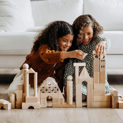 Juego de Bloques de Madera Extra Grande HABA de 102 Piezas: Juguetes Apilables de Juego Libre, Bloques para Ninos Pequenos y Juguetes de Madera Hechos en Alemania - Imagen 4