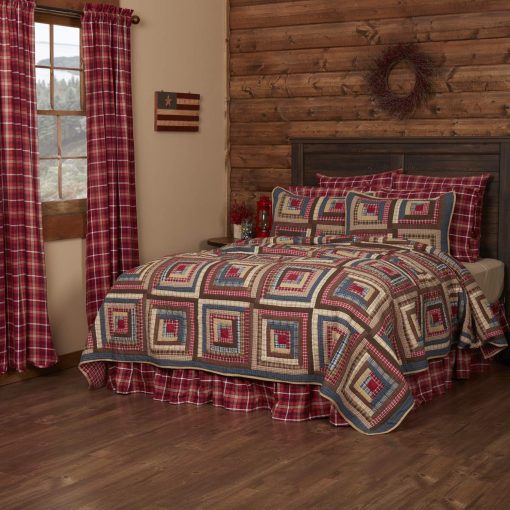 Edredon de lujo VHC Brands 29188 Braxton tamaño King 105x120