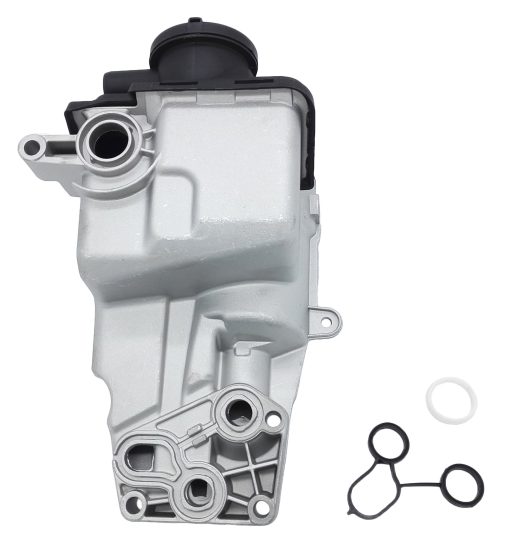 OKAY MOTOR Carcasa de Filtro de Aceite de Motor con Juntas para Volvo C30 C70 S40 S60 S60L V50 V60 XC60 XC70 2.4L 2.5L 5 cilindros 31338685