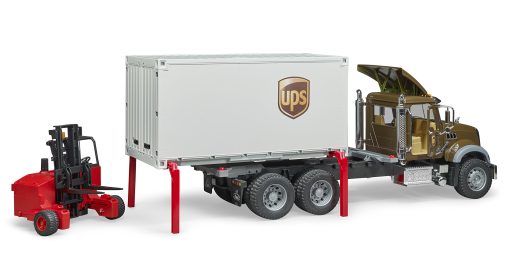 Camion Mack Granite Ups Logistics con Montacargas - Juguetes - Imagen 5