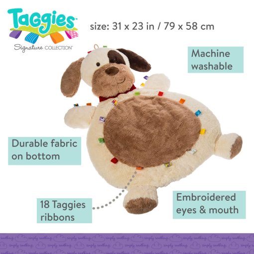 Tapete para bebe Taggies, Buddy Dog, 31x23 pulgadas (Paquete de 1) - Imagen 2