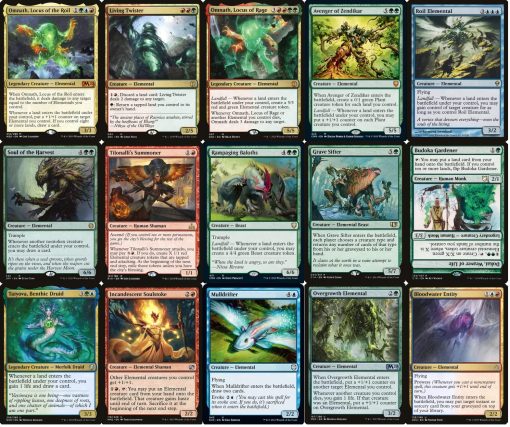 Mazo de Comandante Elemental - EDH - Verde Rojo Azul - Armado Personalizado - Magic The Gathering - MTG - 100 Cartas! - Imagen 2