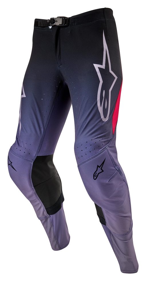Pantalones de Motocross para Hombre Alpinestars Supertech Dade Iron/Red Berry
