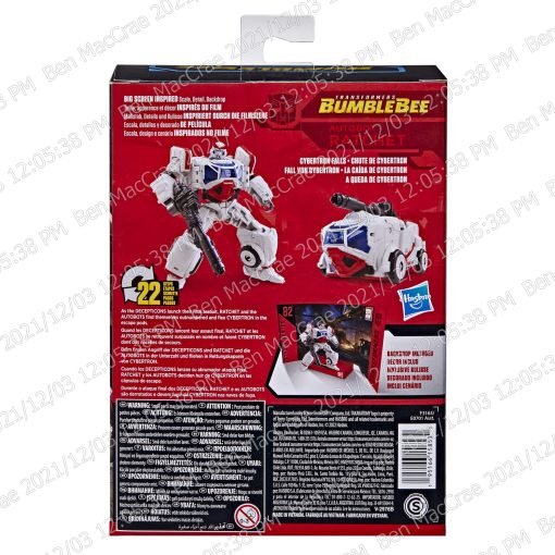 Figura Transformers Toys Studio Series 82 Deluxe Class Bumblebee Autobot Ratchet - Edades 8 y mas, 11-cm Multicolor - Imagen 8