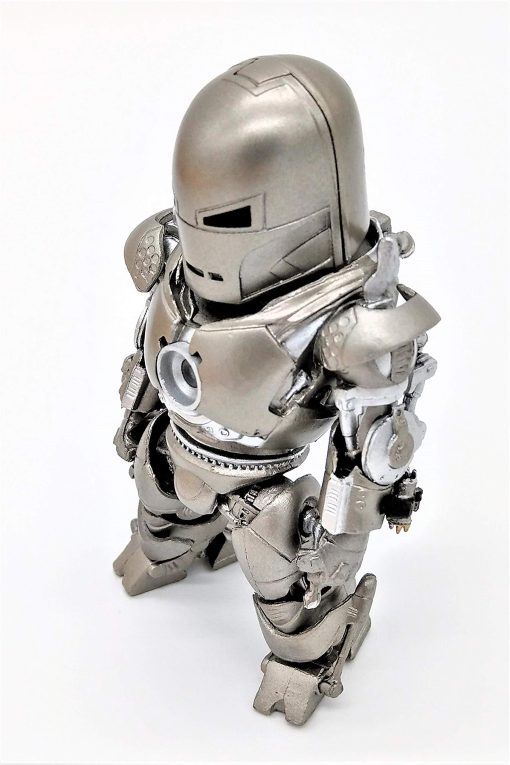 Figura de Accion Ironman Mark I Plateado con Reactor Arc LED - ?Ironman en su Forma Original! (Baterias Incluidas) - Imagen 4