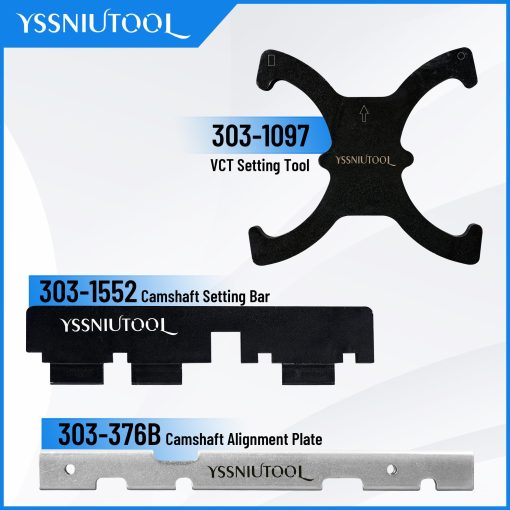 18pc Juego de herramientas de sincronizacion para Ford, Kit de herramientas de bloqueo de arbol de levas y volante para Ford Fiesta Fusion Escape Mazda 1.4 1.6 1.8 2.0 Di/TDCi/TDDi ECOBOOST 1.6 Ti-VCT 1.5 1.6 VVT 2.5L Reemplaza 303-1097 - Imagen 6