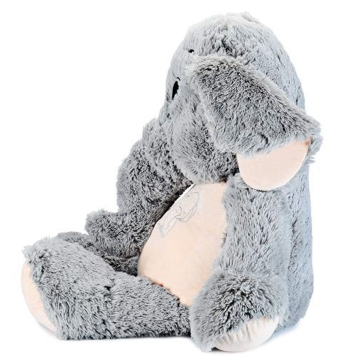 Peluche gigante de elefante IKASA Juguetes de peluche suaves regalos (Gris, 39 pulgadas) - Imagen 6