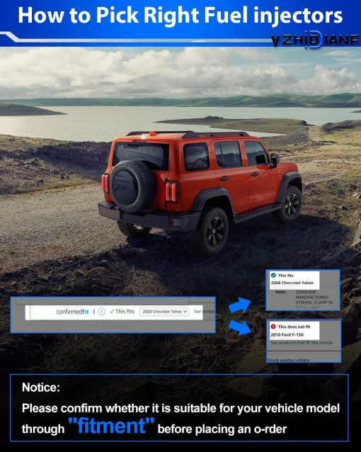 Inyectores de Combustible Actualizados YZHIDIANF 0280155710 Compatible Con: - Jeep Wrangler Cherokee Grand Cherokee Comanche 4.0L 4 Agujeros 1987 1988 1989 1990 1991 1992 1993 1994 1995 1996 1997 1998 (6 PCS) - Imagen 5