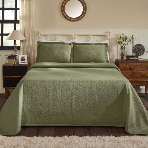 Colcha BNM Matelasse de BLUENILEMILLS, Juego de 3, Ropa de Cama Extragrande, Manta Suave y Transpirable con Juego de Colchas de Algodon, Colcha, para Dormitorio/Habitacion de Invitados, Tamano Completo - Imagen 6