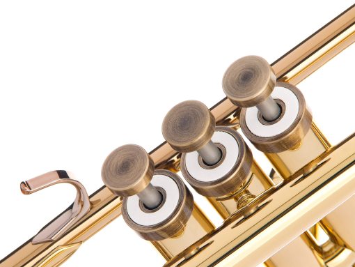 Kit de Adorno para Trompeta para mejorar el sonido. Para todas las Trompetas Bach Stradivarius. Hecho a medida por KGUBrass (LIGHT, Bronce Lacado Antiguo) - Imagen 2