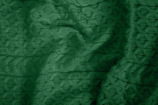 Cobertor de cama SAOL Irish Aran 100% Lana Merino Suave 60x36 Pulgadas (Verde) - Imagen 2