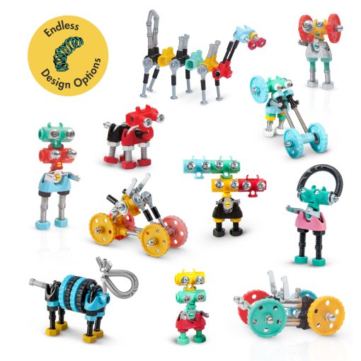 Kit de Familia Off Bits Steam Toys, Juegos Educativos de Construccion de Juguetes para Stem para Clase, Conjuntos de Construccion de Juegos y Diversion en Grupo, Regalos de Navidad y Cumpleaños para Niños de 6 7 8 9+ - Imagen 8