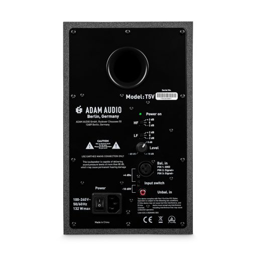 Monitor de Estudio ADAM Audio T5V para grabacion, mezcla y masterizacion, Sonido de Calidad de Estudio (Individual) - Imagen 3