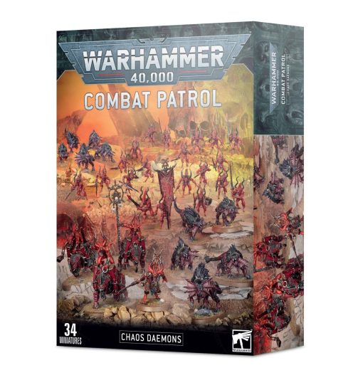 Juegos Workshop Warhammer 40,000 Combat Patrol Chaos Daemons Set de Miniaturas en Caja