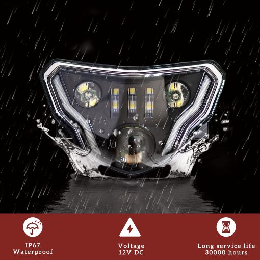 SAUTVS Conjunto de Faros LED para G310GS G310R, Faro Delantero Aprobado por E-Mark con Luces Altas-Bajas DRL para BMW G310GS/G310R 2016-2022 Accesorios - Imagen 7