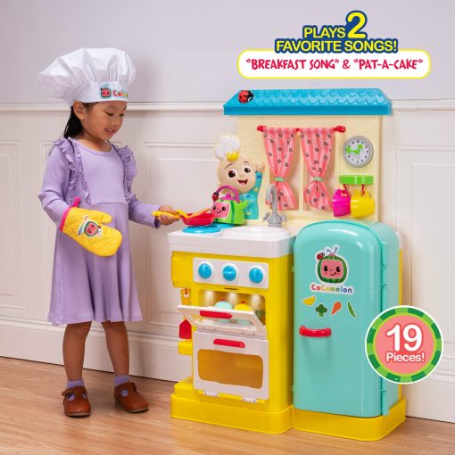 Set de Juego de Cocina CoComelon de Lujo - Incluye Accesorios Interactivos - Juguetes para Ninos y Preescolares - Imagen 6