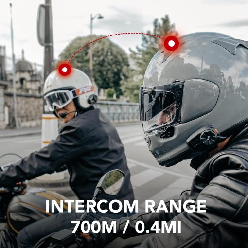 Sistema de comunicacion Bluetooth para motocicleta Sena Adult 5S, Negro, Paquete Doble 2022 US - Imagen 5