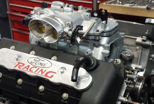 Espaciador del colector de admision ICT Billet compatible con Mustang Cobra 4.6L 4V Billet Mach 551318 - Imagen 3