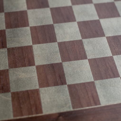 Tablero de ajedrez Fortaleza de 17.25" con cuadricula de 1.5", color tan y marron - Imagen 2