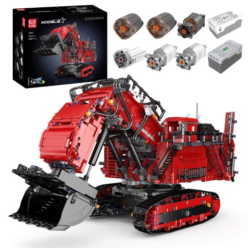 Mould King 17071 Juego de Construccion de Bulldozer Control Remoto, 4767 Piezas Modelo de Excavadora de Gran Tamano, Juguete de Vehiculos de Ingenieria Regalos para Adultos/Ninos