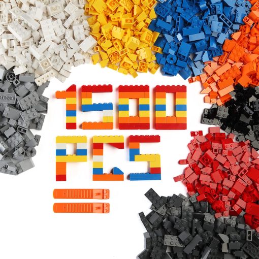 LOONGON Juego de Bloques de Construccion Clasicos, Set de Ladrillos de Construccion, Regalo Ideal para Ninos, 1500 Piezas - Imagen 2